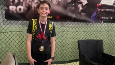 Šimun Strelec pobjednik je brončane skupine na Dvoranski Babolat Zagi kup 3 za uzrast do 10 godina